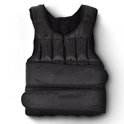 Adjustable Weighted Vest 10-20kg With Removable Weight Bags - Premium Resistance Training Vest For Running, HIIT, Strength Training - Full Body Workout Equipment For Men and Women - 38 Separate Weight