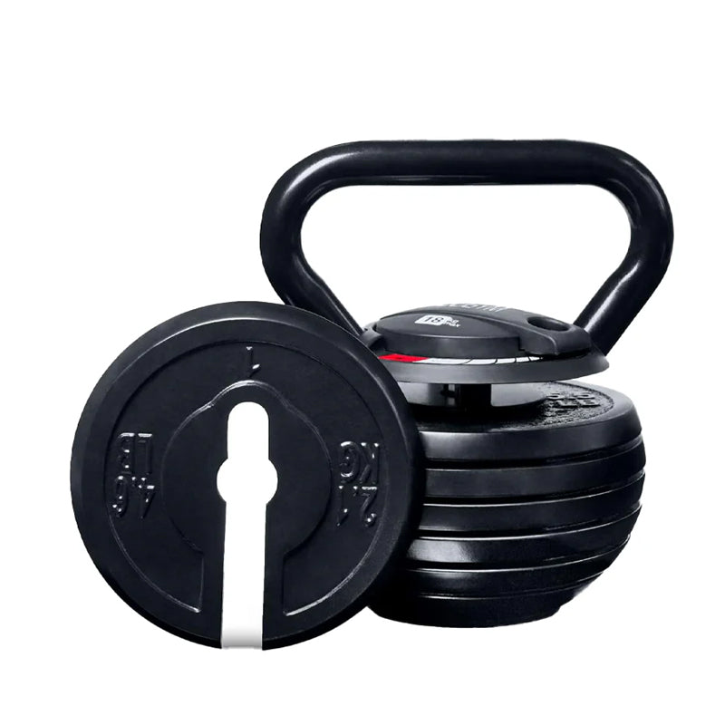 Professional Adjustable Kettlebell  - 7-in-1 Weight Training System with Quick-Lock Mechanism - Heavy-Duty Construction - Comfortable Grip Design - Space-Saving Home Gym Essential