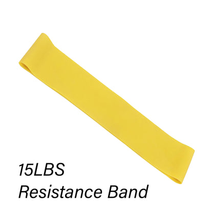 Premium Resistance Band Light Set - Complete 5 Level System for Strength Training, Stretching & Yoga - Natural Latex Loop Bands with Carrying Case - Portable Home Workout Equipment for All Fitness