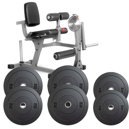 Pro-Grade Leg Extension & Curl Machine - Adjustable Dual Function Home Gym Equipment for Complete Quadriceps and Hamstring Development - Heavy-Duty Steel Frame with Cushioned Padding - Compact Design