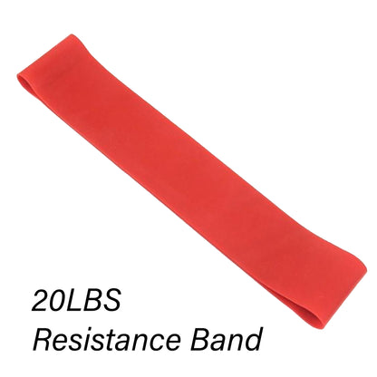 Premium Resistance Band Light Set - Complete 5 Level System for Strength Training, Stretching & Yoga - Natural Latex Loop Bands with Carrying Case - Portable Home Workout Equipment for All Fitness