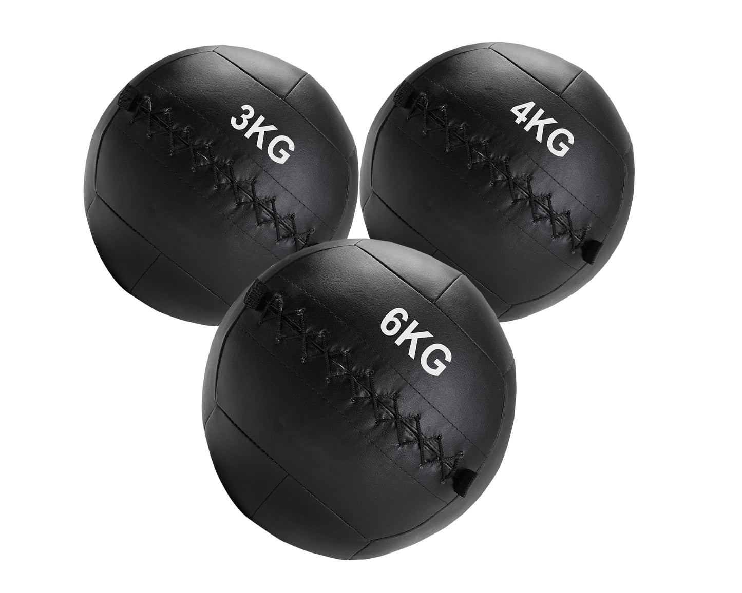 Professional Grade Wall Balls 3kg-12kg - High Performance Medicine Ball for CrossFit Workouts, Core Training & Full Body Conditioning - Durable Textured Vinyl Cover - No-Bounce Impact - Multiple