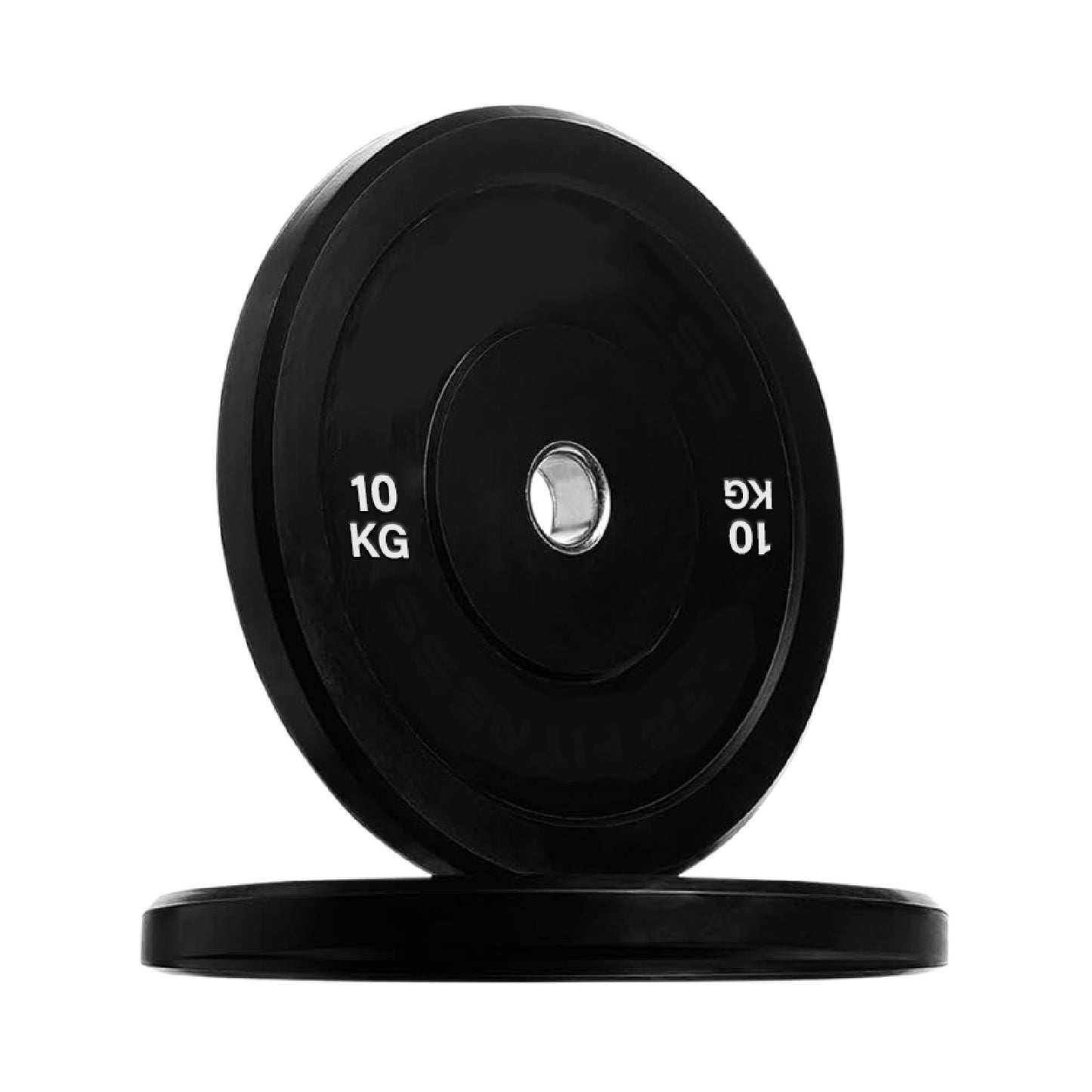 Premium Olympic Bumper Plates - Professional Grade Rubber Coated Weight Discs with 2-Inch Stainless Steel Insert - Color-Coded Designs Available in Singles Pairs & Sets - Multiple Weights for