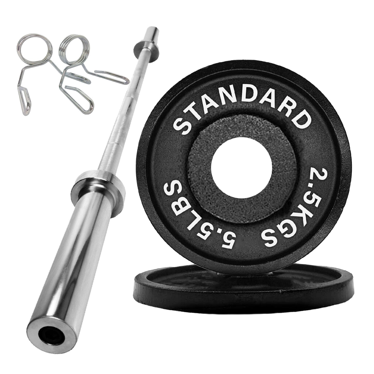 Professional Cast Iron Weight Plates - Comprehensive Range for Strength Training - Available in Pairs & Complete Sets - Barbell & Dumbbell Compatible - Durable, Long-lasting Gym Performance