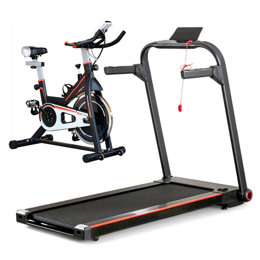 T103 Folding Treadmill - Compact Home Fitness Walking Pad - Powerful 14km/h Motor - Foldable Design - Shock-Absorbing Belt - LED Display - 120kg Capacity - Fits Under Furniture - Space-Saving Exercise