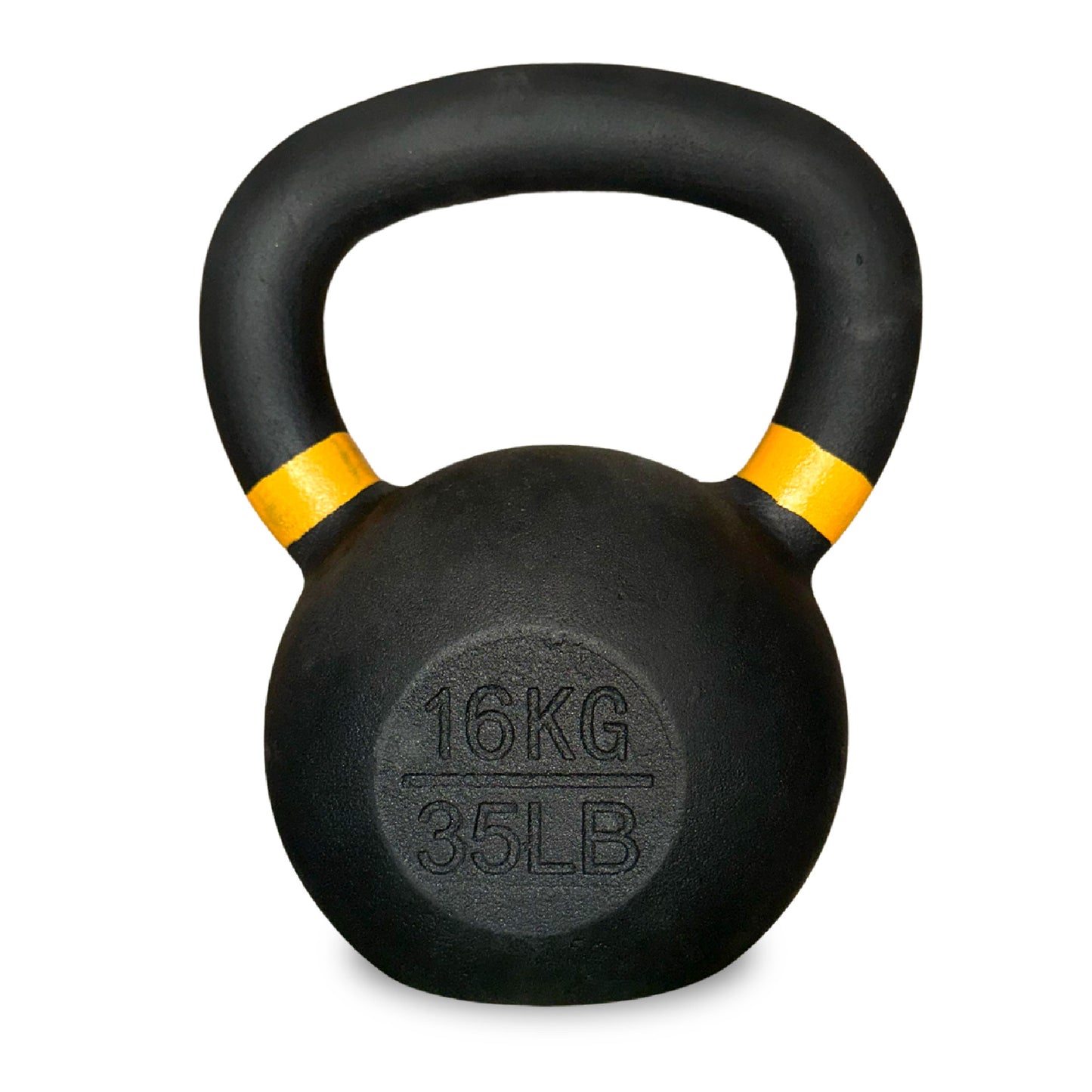 Cast Iron Kettlebells - Premium Solid Construction with Textured Wide Grip Handle - Multiple Weight Options for Strength Training, CrossFit, HIIT Workouts - Durable Home Gym Fitness Equipment for Full