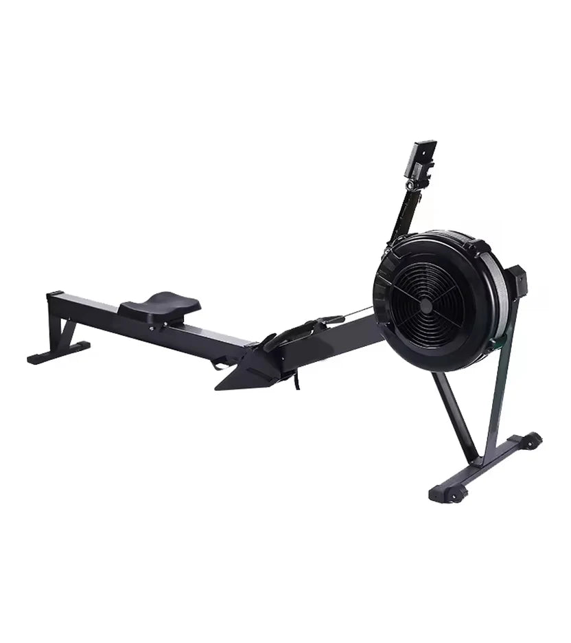 Black air rower on a white background