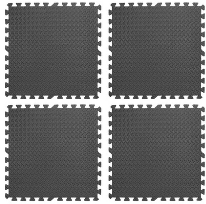 Premium 10mm EVA Foam Interlocking Puzzle Exercise Mats - Protective Home Gym Flooring - Non-Slip Rubber Surface Tiles for Workouts - Customisable High-Density Gym Floor Mats for Weightlifting