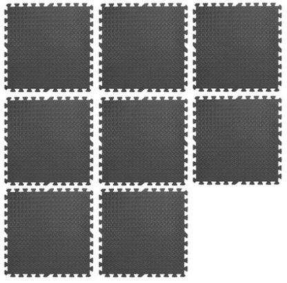 Premium 10mm EVA Foam Interlocking Puzzle Exercise Mats - Protective Home Gym Flooring - Non-Slip Rubber Surface Tiles for Workouts - Customisable High-Density Gym Floor Mats for Weightlifting