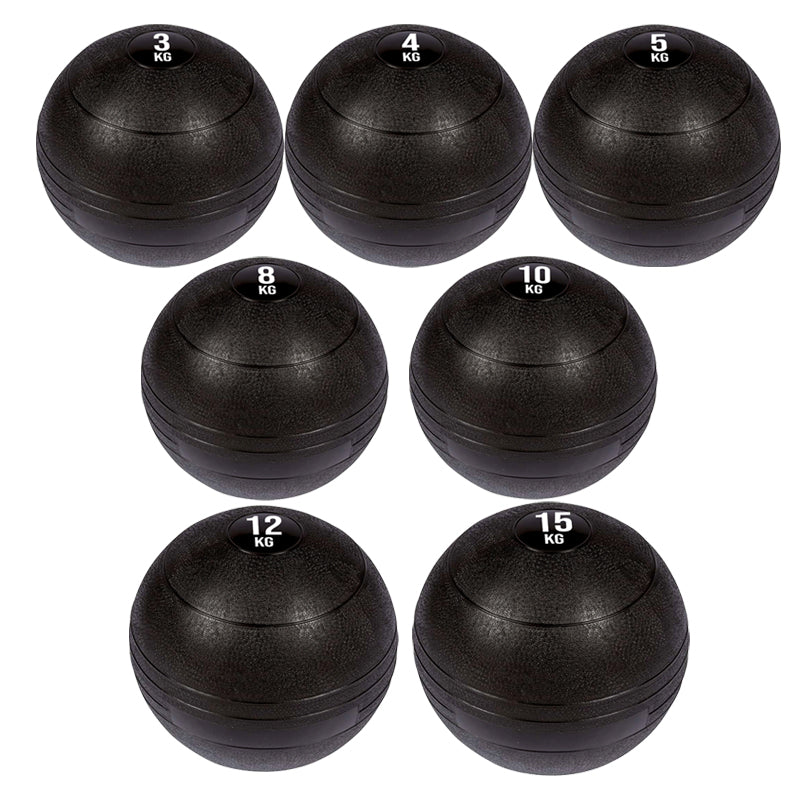 Heavy Duty Slam Balls - Professional Grade Rubber Medicine Ball for CrossFit, Strength Training, Core Workouts - Dead Weight Ball with Textured Grip Surface - Available in Multiple Weights 3KG to 25KG