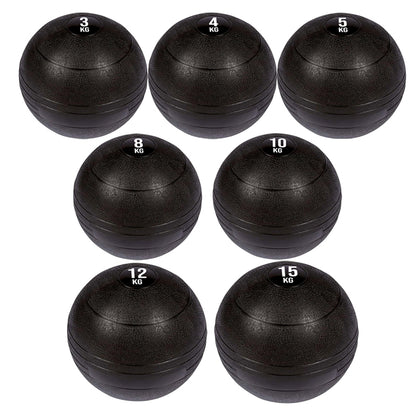 Heavy Duty Slam Balls - Professional Grade Rubber Medicine Ball for CrossFit, Strength Training, Core Workouts - Dead Weight Ball with Textured Grip Surface - Available in Multiple Weights 3KG to 25KG