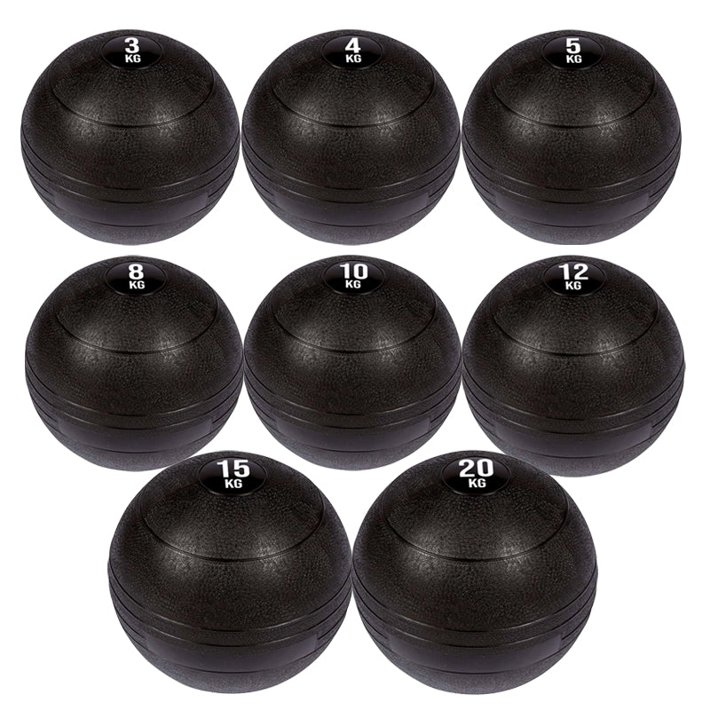 Heavy Duty Slam Balls - Professional Grade Rubber Medicine Ball for CrossFit, Strength Training, Core Workouts - Dead Weight Ball with Textured Grip Surface - Available in Multiple Weights 3KG to 25KG