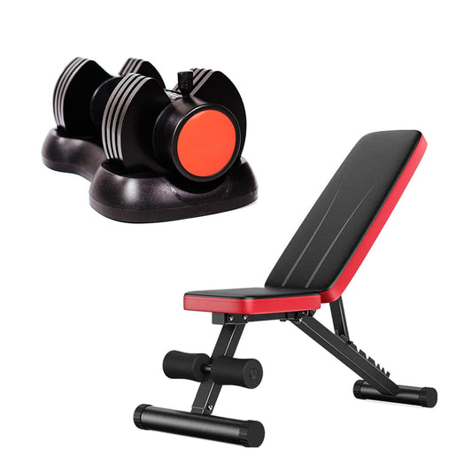 12.5kg Adjustable Dumbbell – 5-in-1 Quick Dial Weight | 2.5kg to 12.5kg Increments, Space-Saving Home Gym Fitness Equipment with ABS Base & Safety Lock