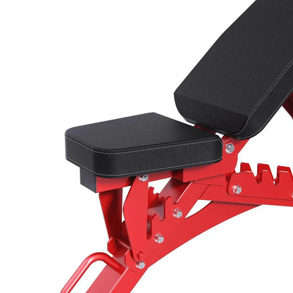 Commercial Adjustable Weight Bench – Heavy-Duty Workout Bench for Strength Training | Foldable, Easy Assembly Flat/Incline Bench for Home, Garage & Gym