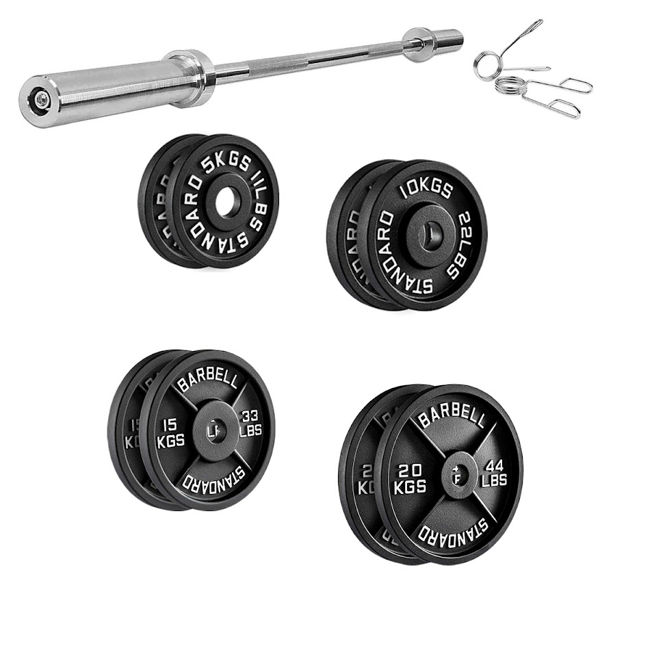 Professional Cast Iron Weight Plates - Comprehensive Range for Strength Training - Available in Pairs & Complete Sets - Barbell & Dumbbell Compatible - Durable, Long-lasting Gym Performance